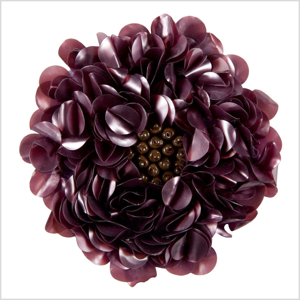 2.75" Matte Mauve Fancy Applique