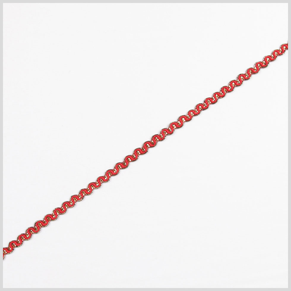 Red/Gold Metallic Braid