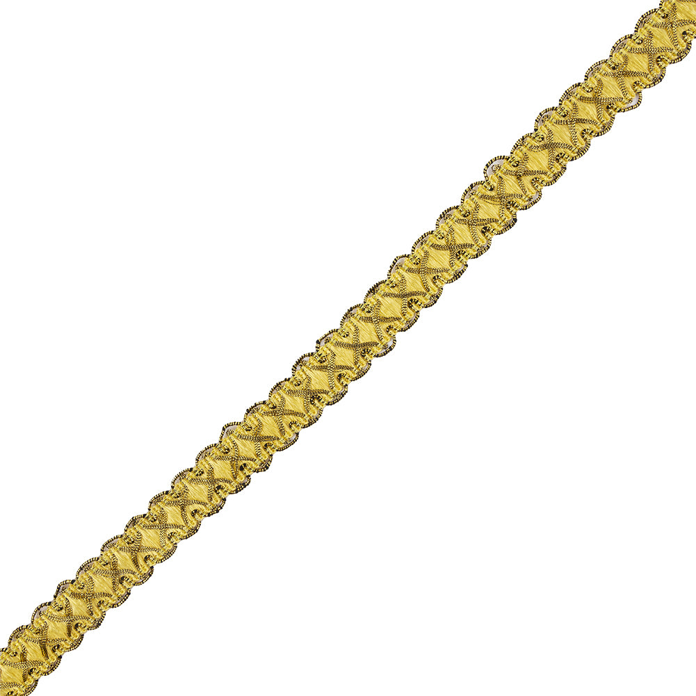 Gold/Yellow Metallic Braid