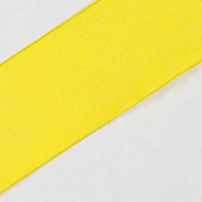 Deep Yellow Wired Edge Ribbon Detail