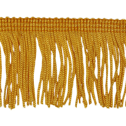 Amber Chainette Fringe - 6" Detail