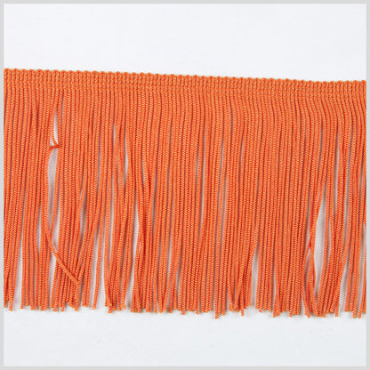 4 Orange Chainette Fringe