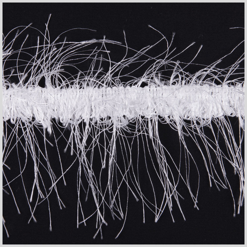White Eyelash Fringe