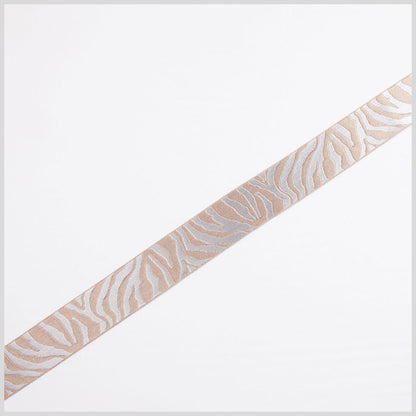 Silver/Gold French Jacquard Ribbon