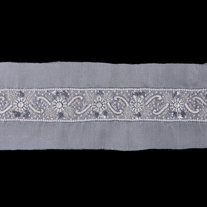 Multi Stone Elaborate Beaded Trim