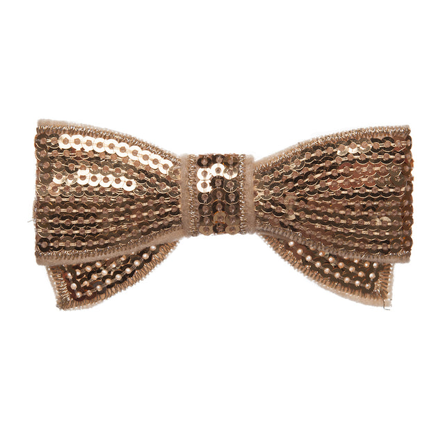 Gold Sequined Bow