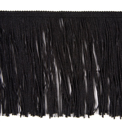 12 Black Chainette Fringe