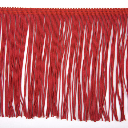 12 Red Chainette Fringe