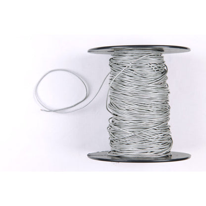 Metallic Silver Leather Cord - 1mm