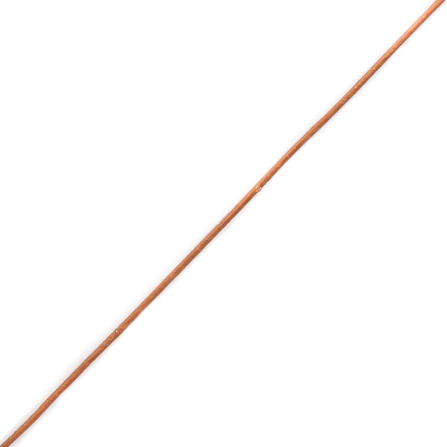Metallic Bronze Leather Cord - 1mm