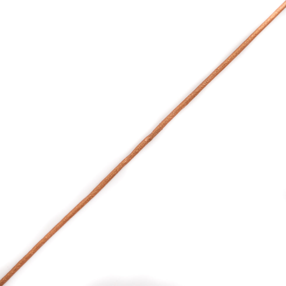 Metallic Bronze Leather Cord