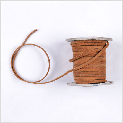 Rust Suede Cord - 3 x 1.5 mm