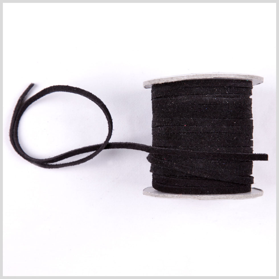 Black Suede Cord