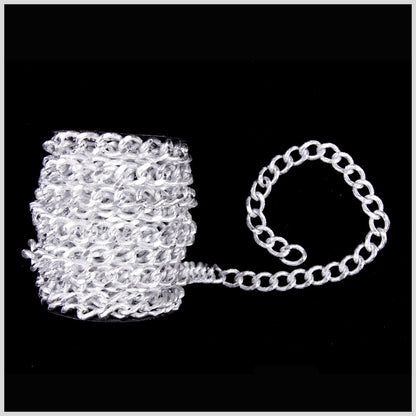 3/4 Silver Aluminum Metal Chain