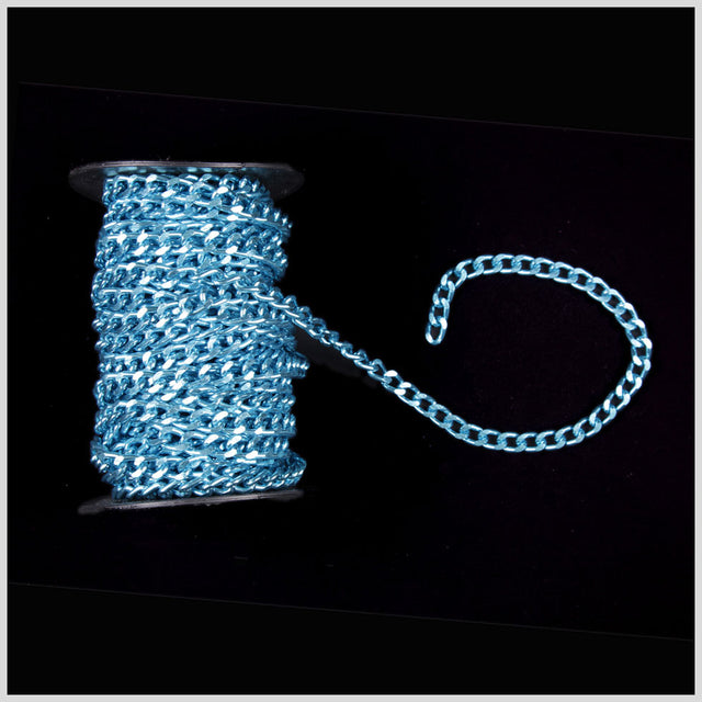 3/8 Blue Aluminum Metal Chain