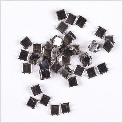 3/8 Silver Flat Naildheads