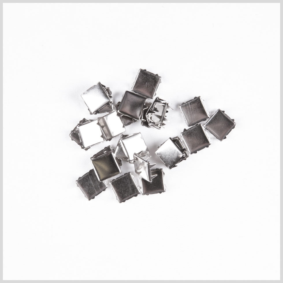 Silver Flat Nail Heads 0.5