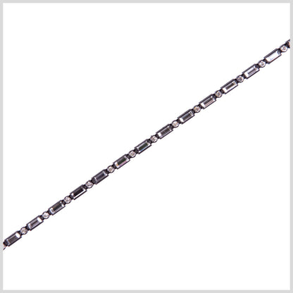 3mm Black/Crystal Plastic &amp; Glass