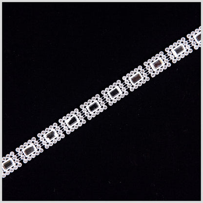 2.2mm White/Crystal Plastic &amp; Glass