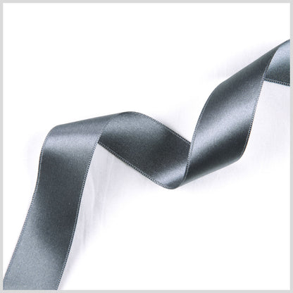 2.5 Silver Double Face French Satin Ribbon