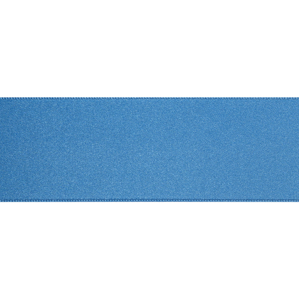 1.5" French Blue Double Face French Satin Ribbon Folded