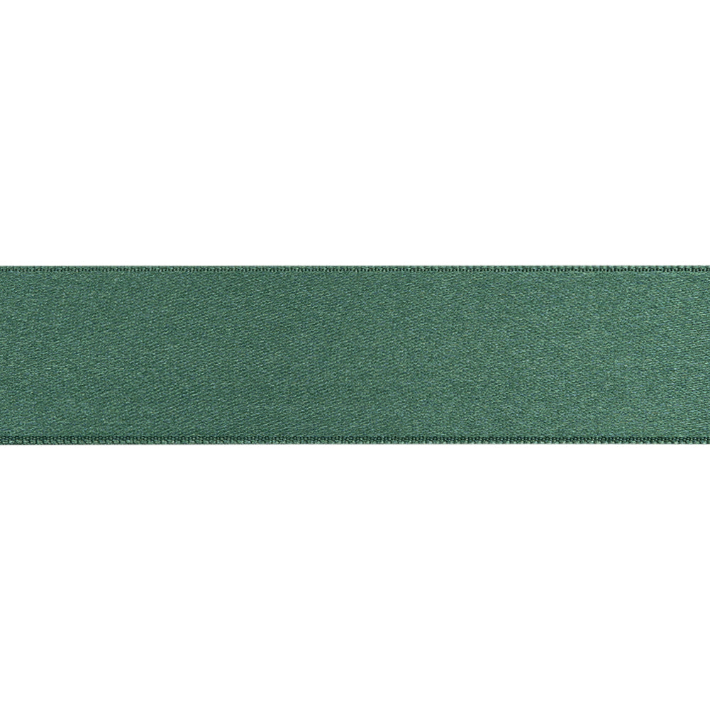Forest Double Face French Satin Ribbon - 1" Folded