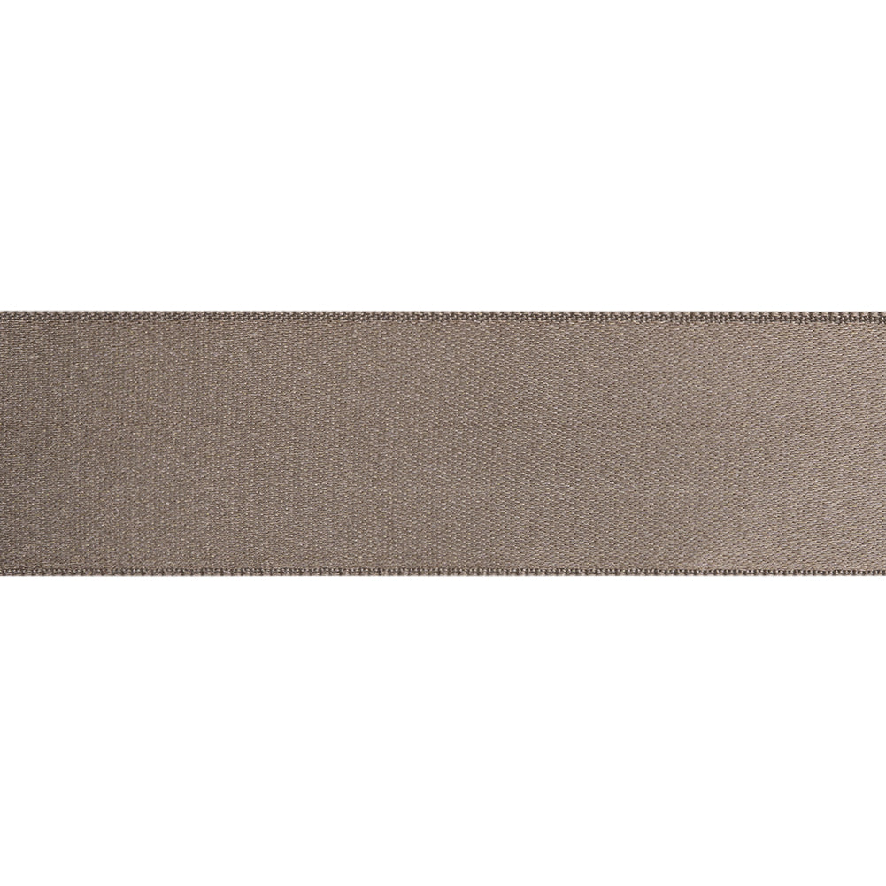 Stone Double Face French Satin Ribbon - 1" Folded