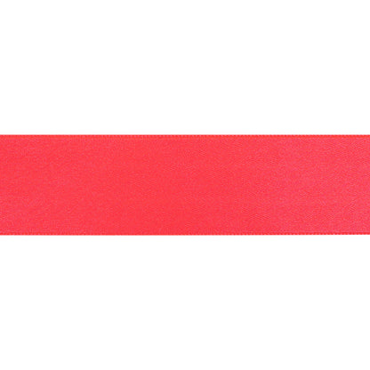 Neon Fuchsia Double Face French Satin Ribbon - 1" Folded