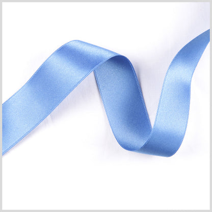3/8" French Blue Double Face French Satin Ribbon