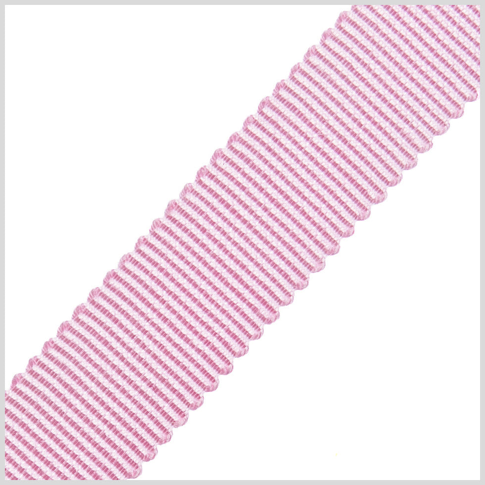 0.5 Light Pink Rayon Petersham Grosgrain Ribbon - Detail