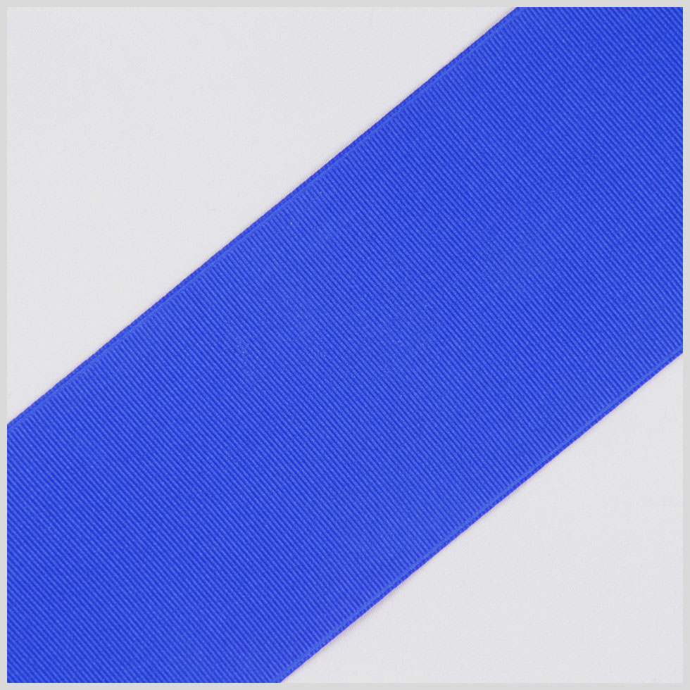 3 Electric Blue Solid Grosgrain Ribbon