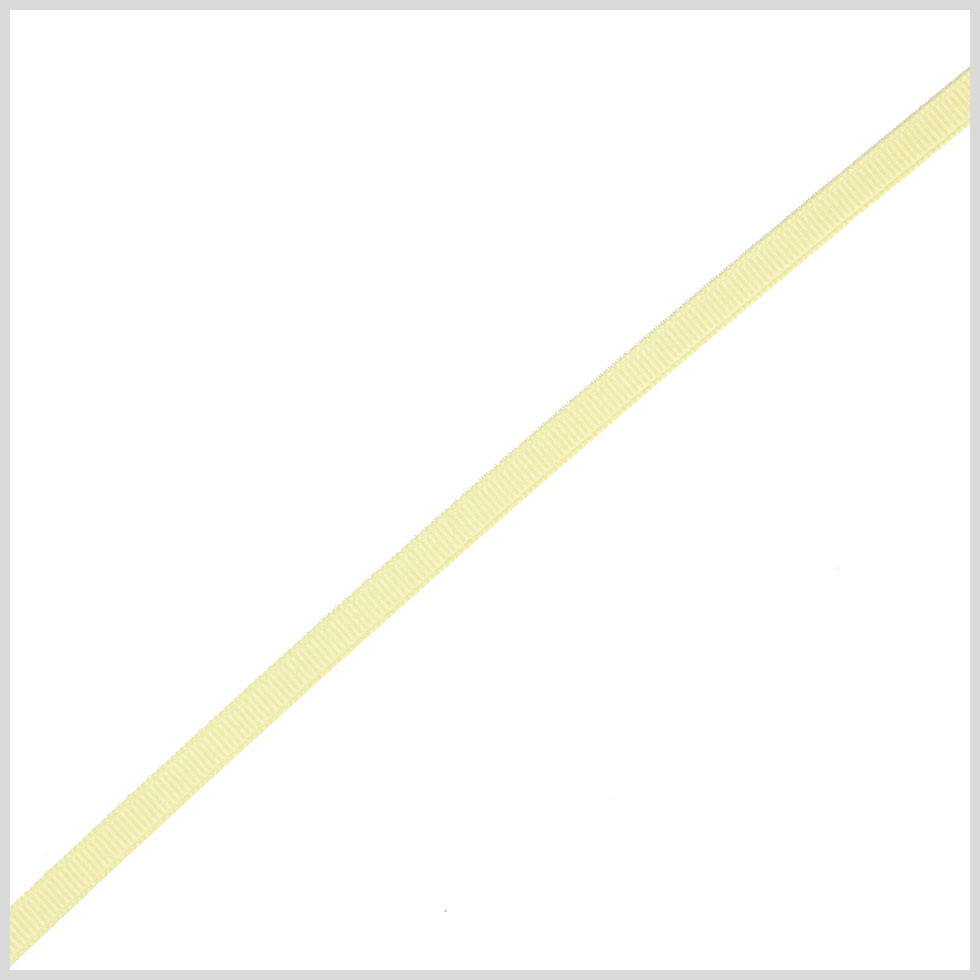 Maize Solid Grosgrain Ribbon
