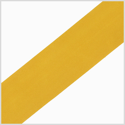 Gold Solid Grosgrain Ribbon - 0.25