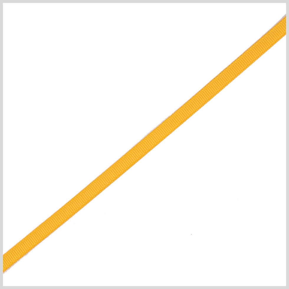 1/4 Yellow Solid Grosgrain Ribbon