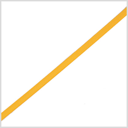 1/4 Yellow Solid Grosgrain Ribbon