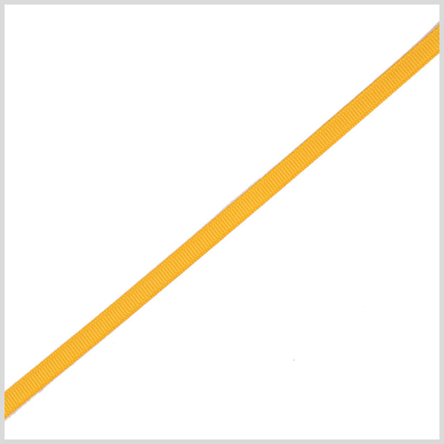 1/4 Yellow Solid Grosgrain Ribbon