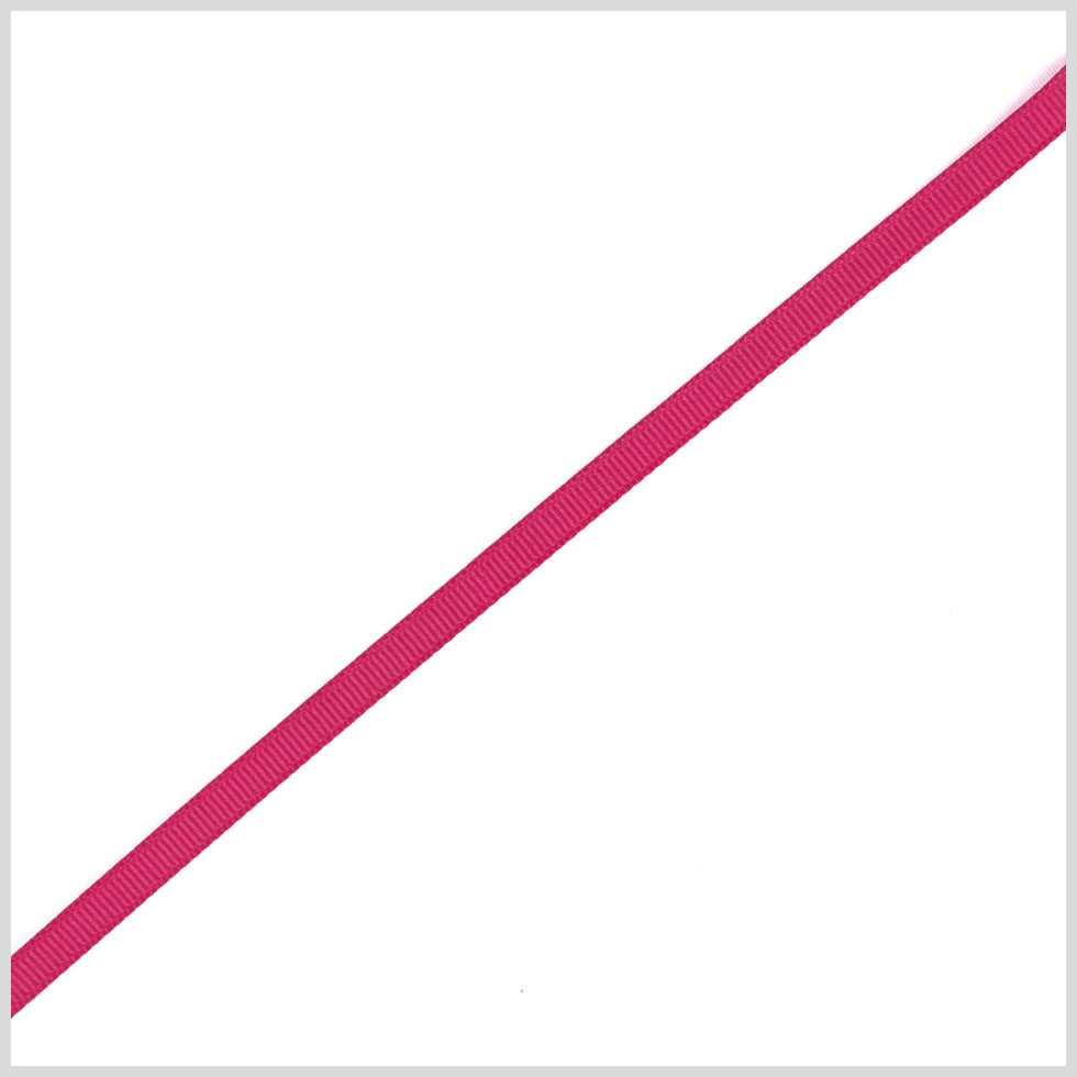 Shocking Pink Solid Grosgrain Ribbon