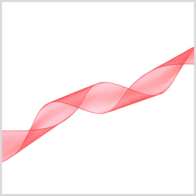 1/4 Red Organza Ribbon
