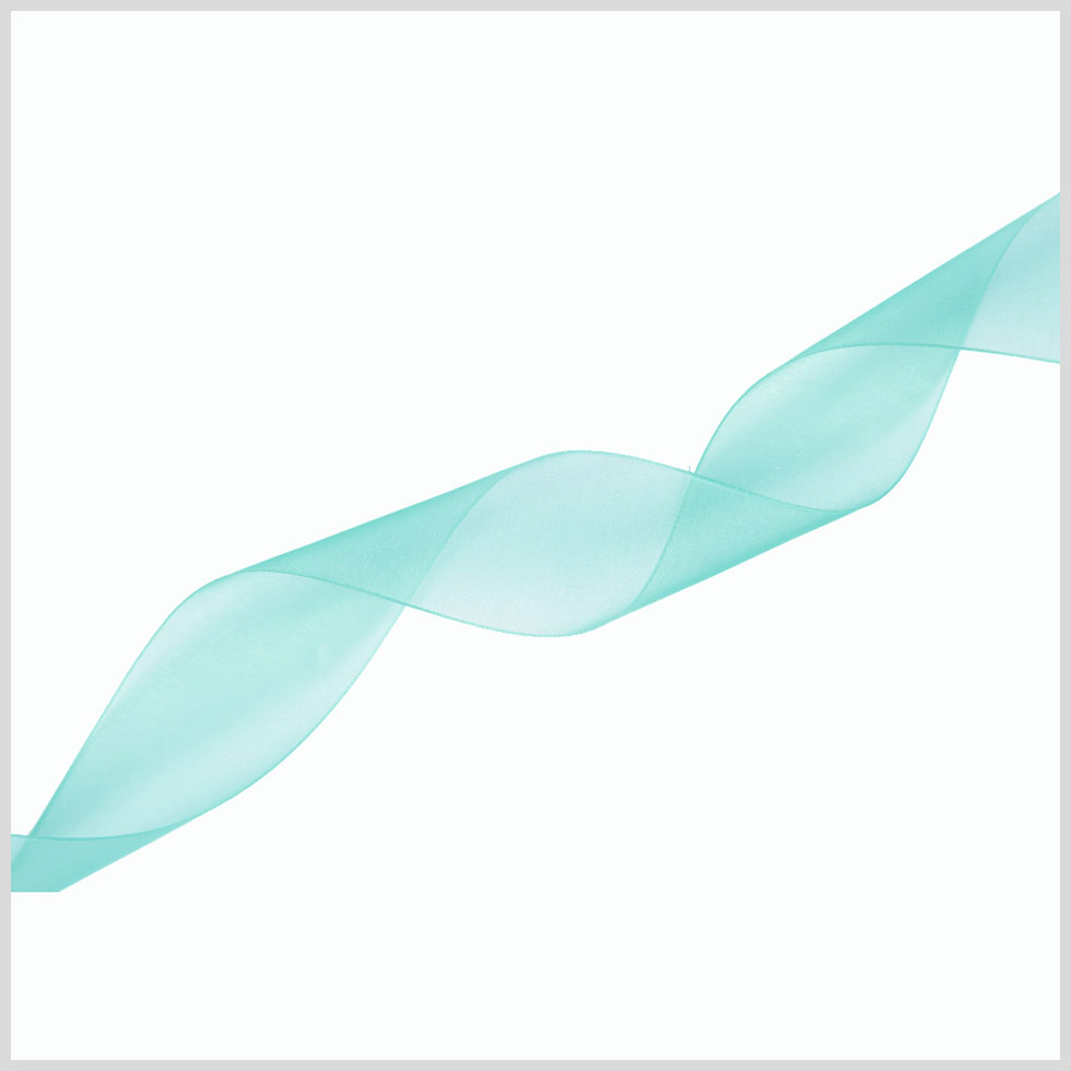 1/4 Jade Organza Ribbon