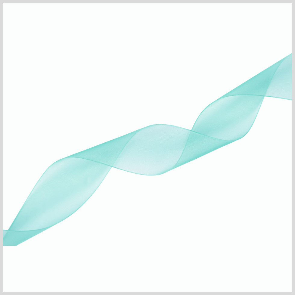 3/8" Jade Organza Ribbon