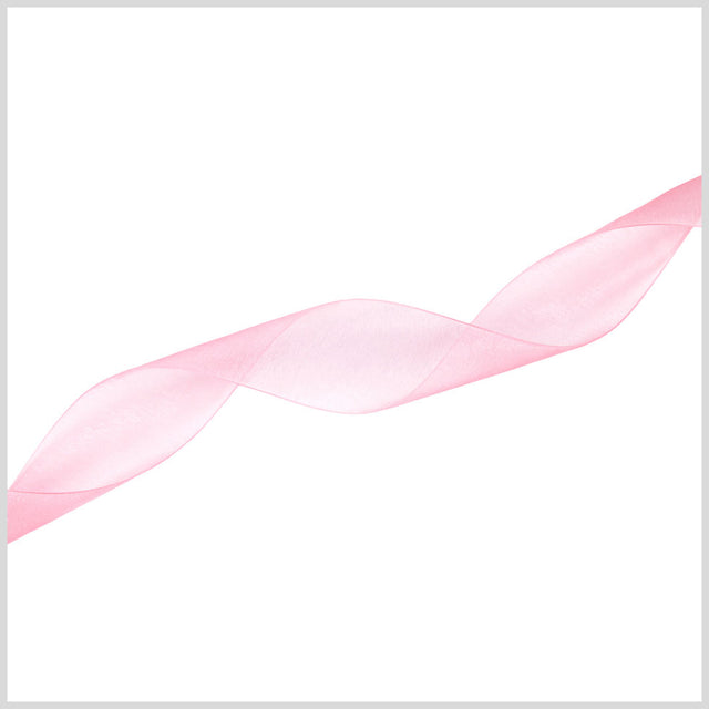 1.5 Dusty Rose Organza Ribbon