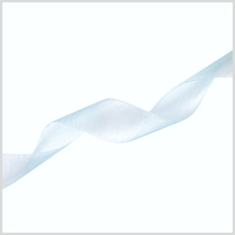 1.5 Light Blue Organza Ribbon
