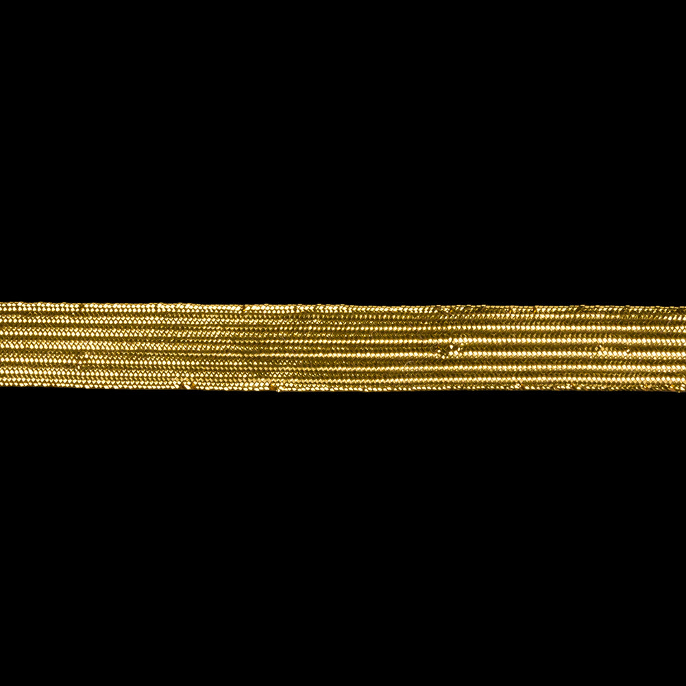 Metallic Braid - 0.375" - Gold Detail
