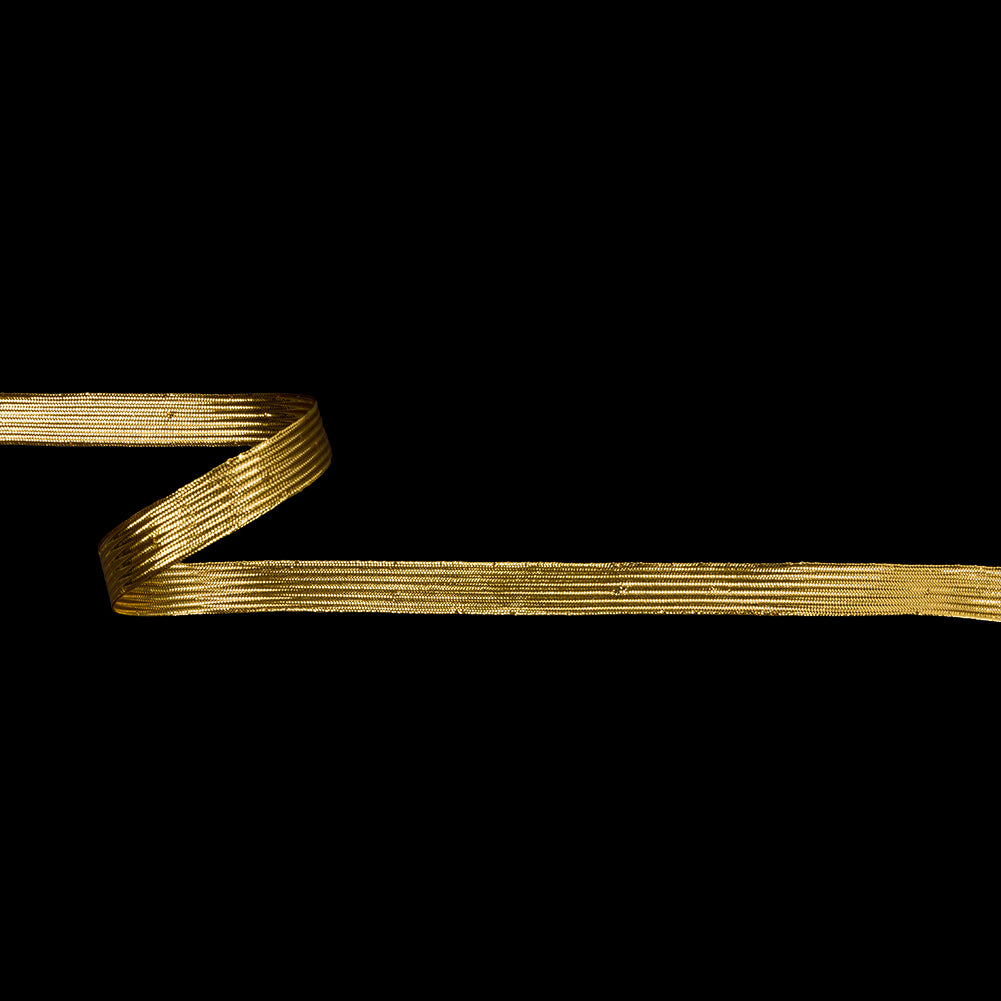 Metallic Braid - 0.375" - Gold