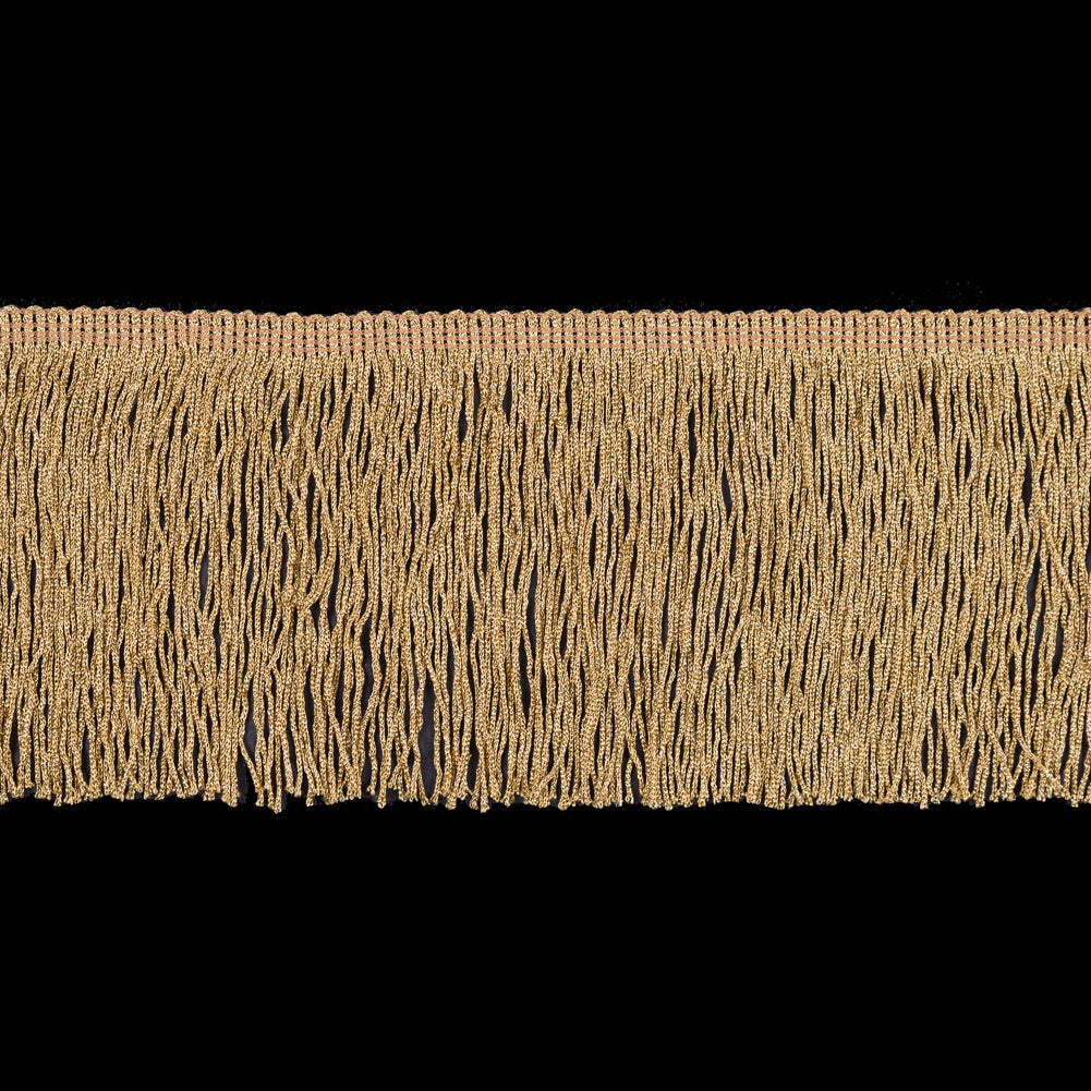 6 Gold Metallic Fringe