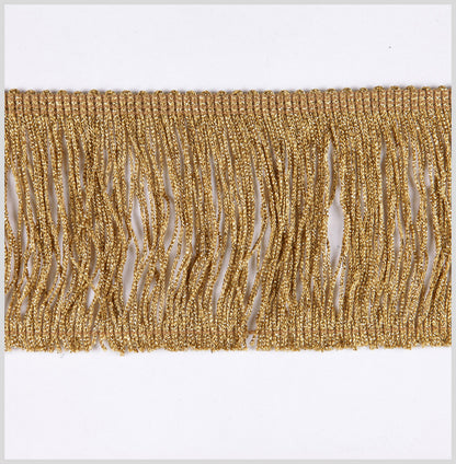 4 Gold Metallic Fringe