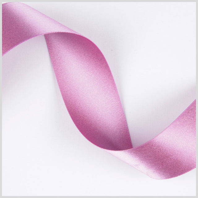 1.5 Bubblegum/Gold Double Face Metallic Satin Ribbon