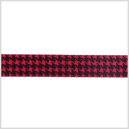 7/8" Red Printed Satin Ribbon