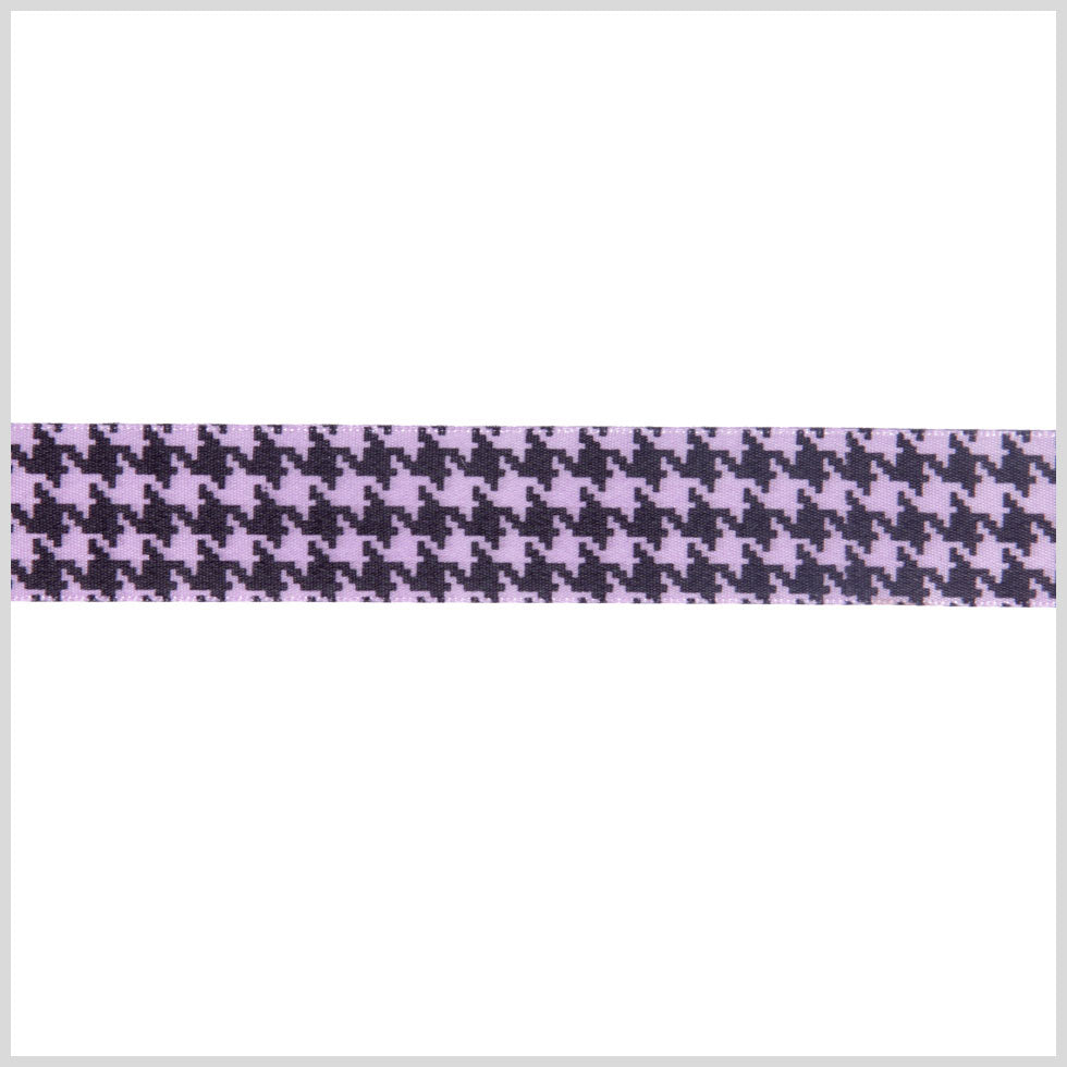 7/8 Orchid Printed Satin Ribbon
