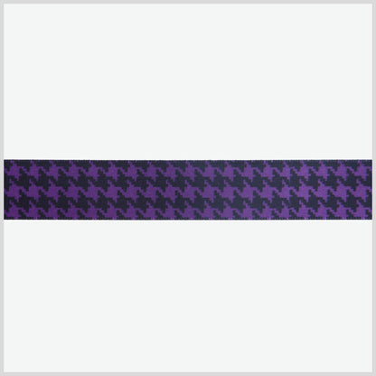 Purple Printed Satin Ribbon